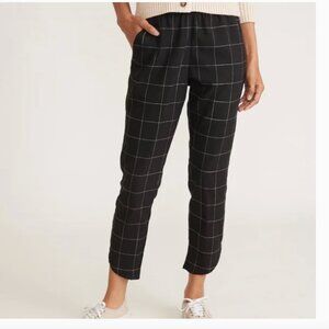 Marine Layer Pant Patterned Black
